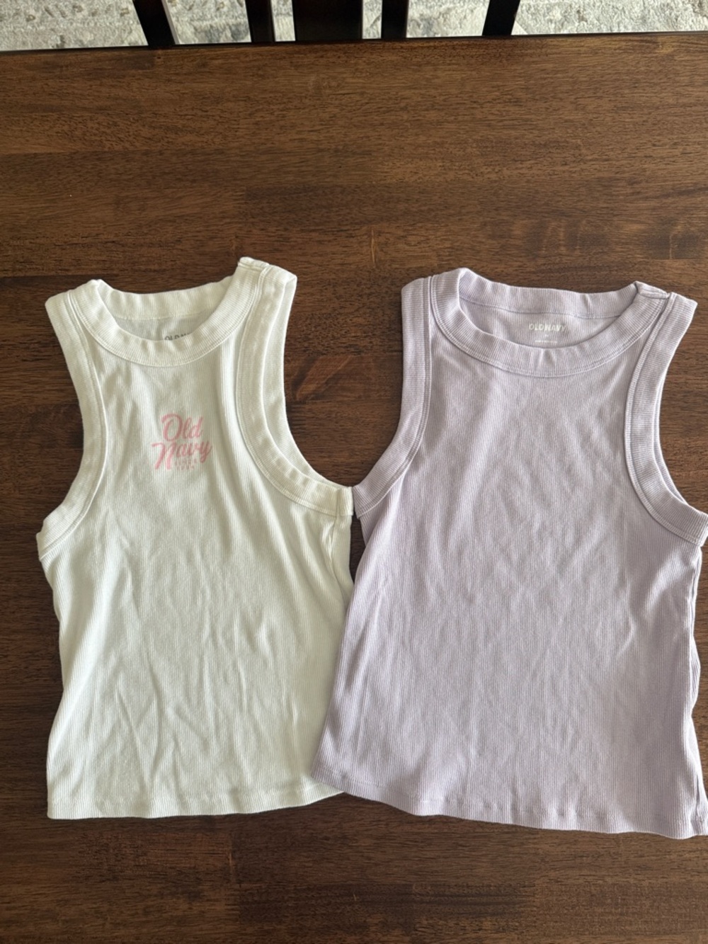 2 Old Navy cropped ribbed tank tops